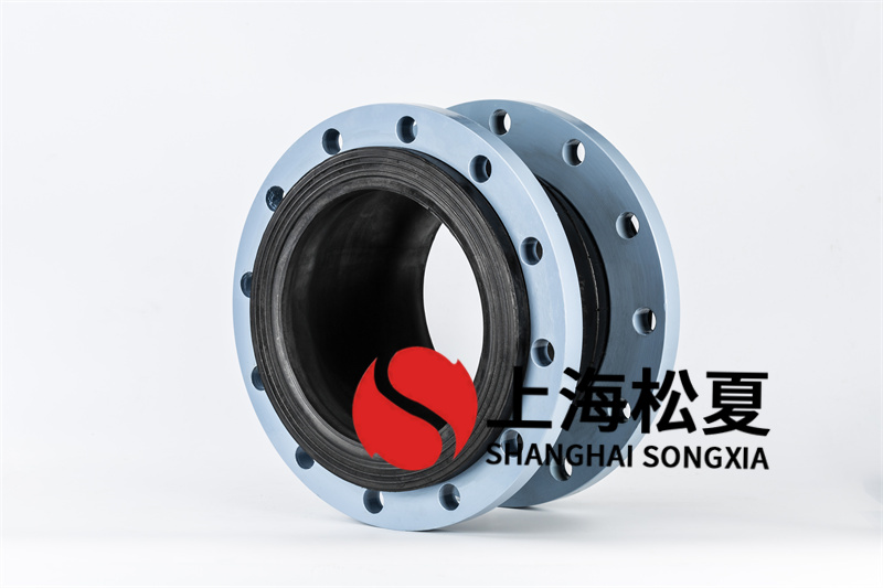 水冷卻器進(jìn)回水口設備安裝DN250橡膠伸縮軟接.jpg